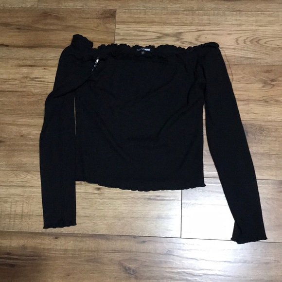 Fashion Nova Tops - Crop Top off the shoulder